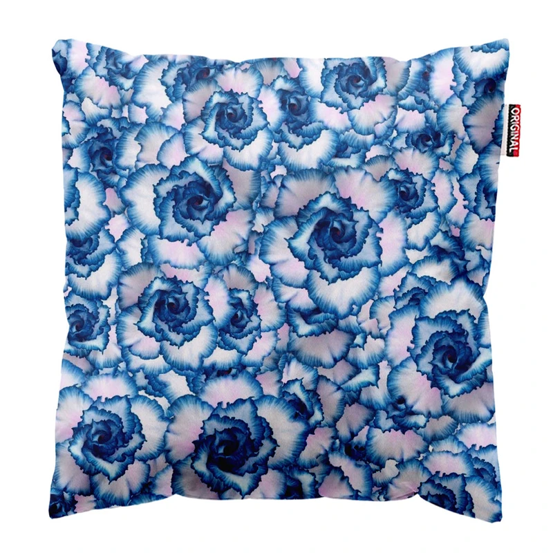 کوسن پاد آفرین طرح گل کد 3634 سایز 30*30 سانتی متر