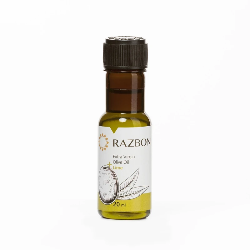 روغن زیتون با بو فرابکر تک نفره با طعم لیموترش رزبن - 20 میلی لیتر