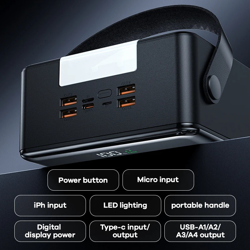 پاوربانک 27 وات ریمکس مدل FP-1 27W ظرفیت 100000 میلی آمپر ساعت