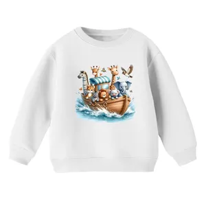 سویشرت بچگانه مدل کشتی حیوانات