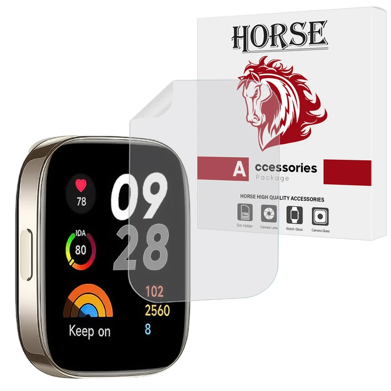محافظ صفحه نمایش هورس مدل NNOH20 مناسب برای ساعت هوشمند شیائومی Redmi Watch 3 Active