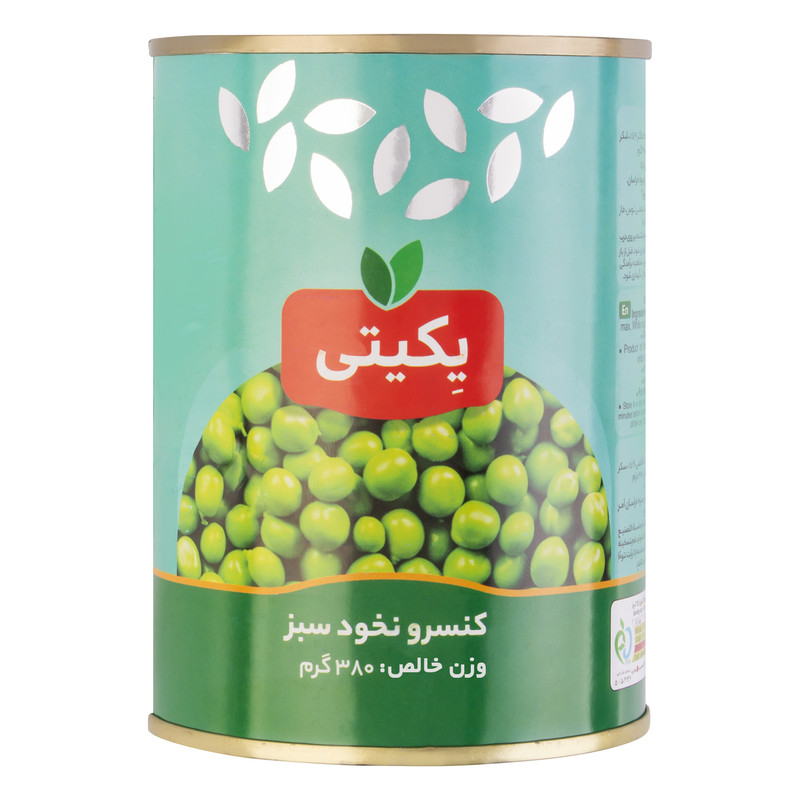 کنسرو نخود سبز یکیتی - 380 گرم