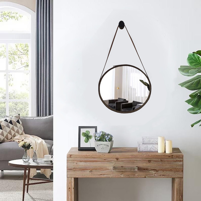 آینه دیواری مدل چرمی کد ML015