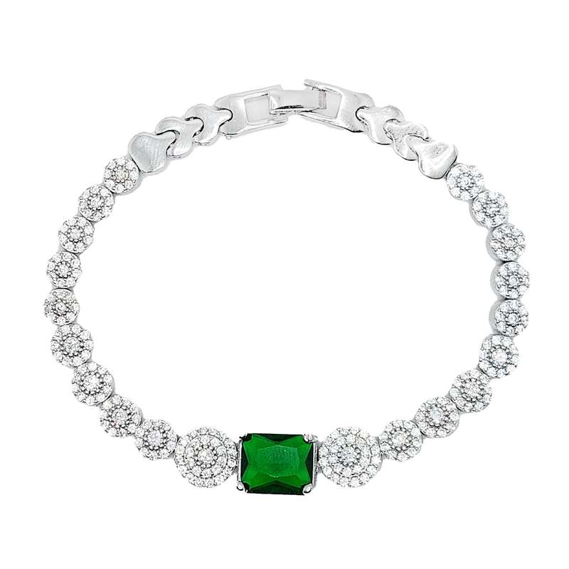 دستبند نقره زنانه جی تی ای مدل جی نایس