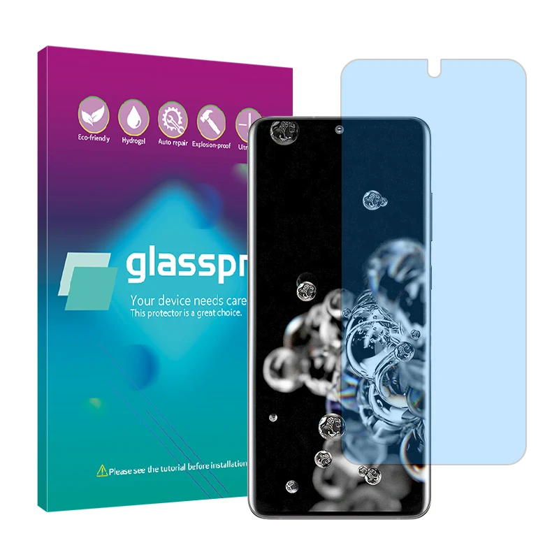 محافظ صفحه نمایش ضداشعه آبی گلس پرو مدل Resistant مناسب برای گوشی موبایل سامسونگ Galaxy S20 Ultra