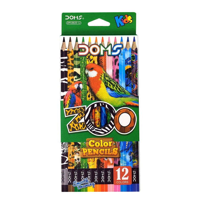 مداد رنگی 12 رنگ دامس مدل طوطی