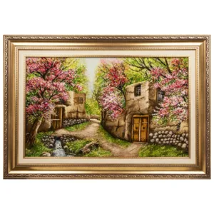 تابلو فرش دستباف سی پرشیا مدل کوچه باغ بهاری کد 902748