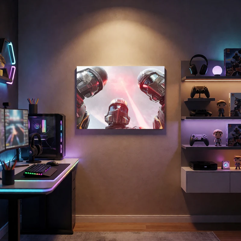 تابلو شاسی مدل گیمینگ طرح بازی Helldivers کد 532SM