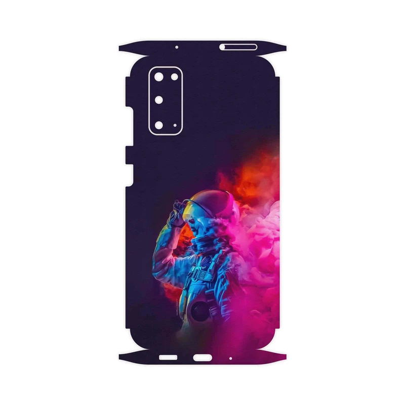 برچسب پوششی ماهوت مدل Smoke Rainbow Digital Art 1-FullSkin مناسب برای گوشی موبایل سامسونگ Galaxy S20