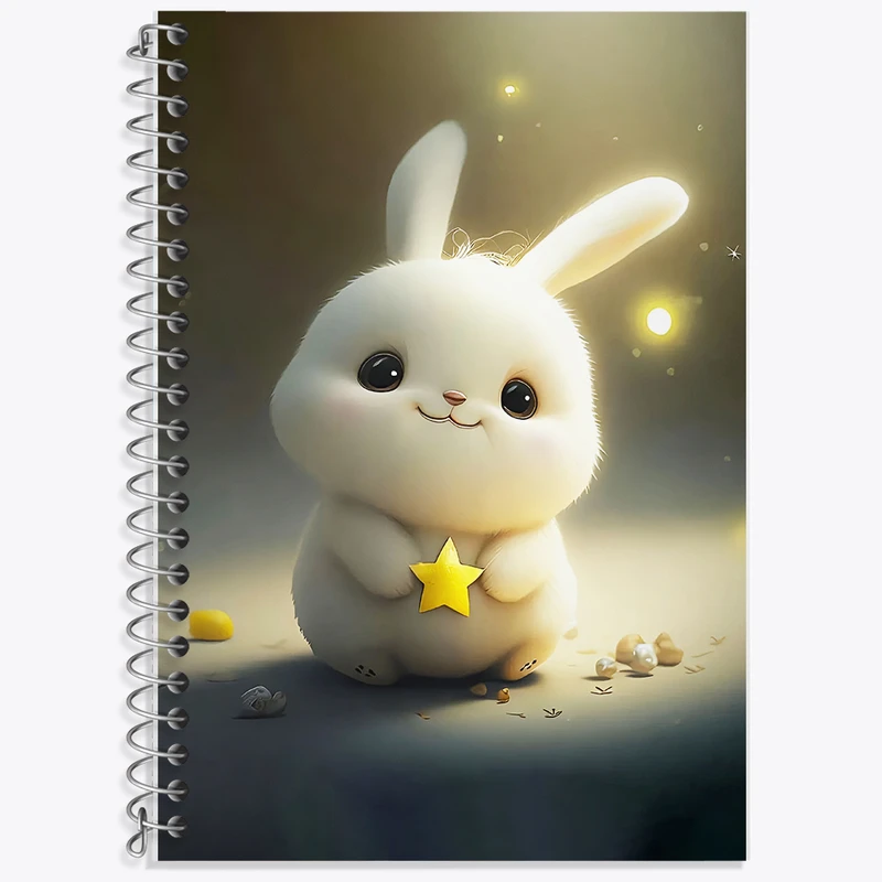 دفتر لغت 50 برگ خندالو طرح خرگوش بامزه کد F5735