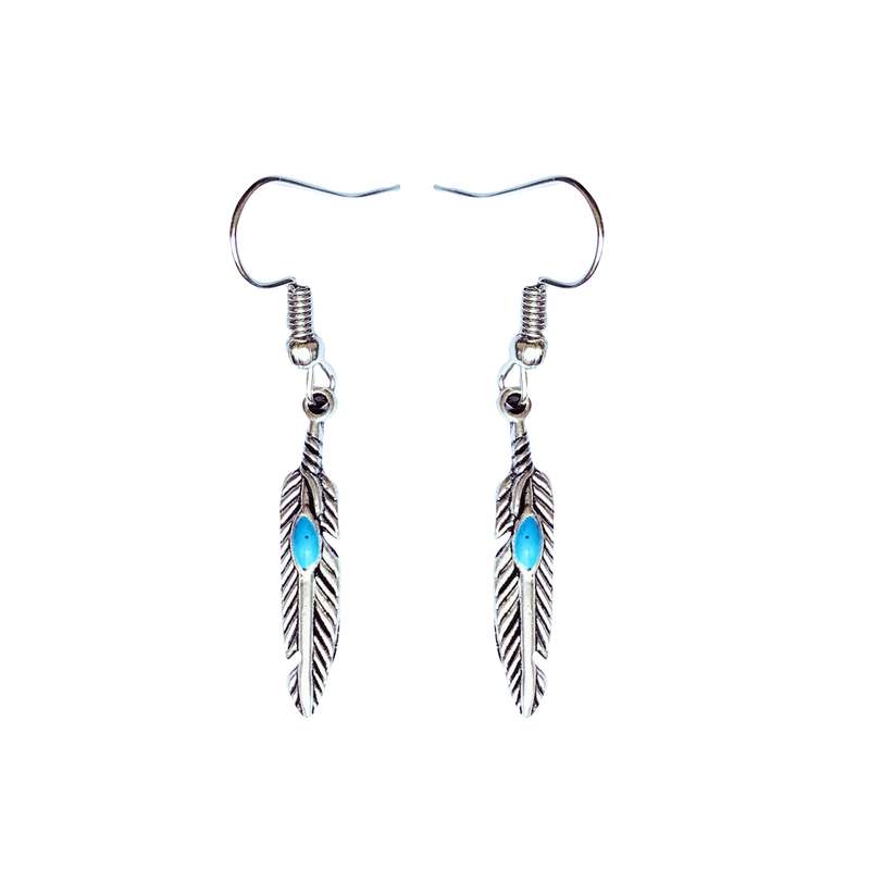 گوشواره دخترانه طرح پر کد 03 گوشواره دخترانه طرح پر کد 03