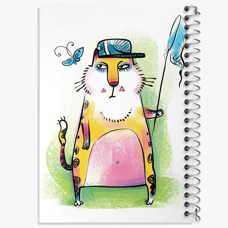 دفتر لیست خرید 50 برگ خندالو طرح گربه کد 5026