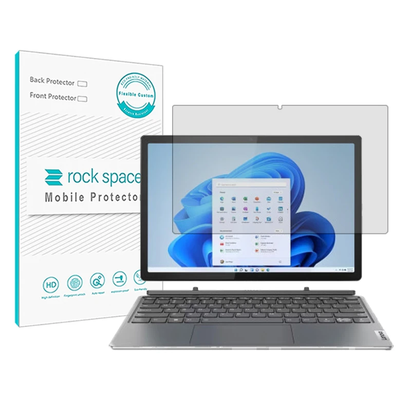 محافظ صفحه نمایش شفاف راک اسپیس مدل Resistant مناسب برای لپ تاپ لنوو ideapad dute5 12iru8 83b30001ta