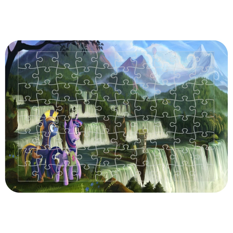 پازل 54 تکه اطلس آبی کارتون یونیکورن  مدل P1524