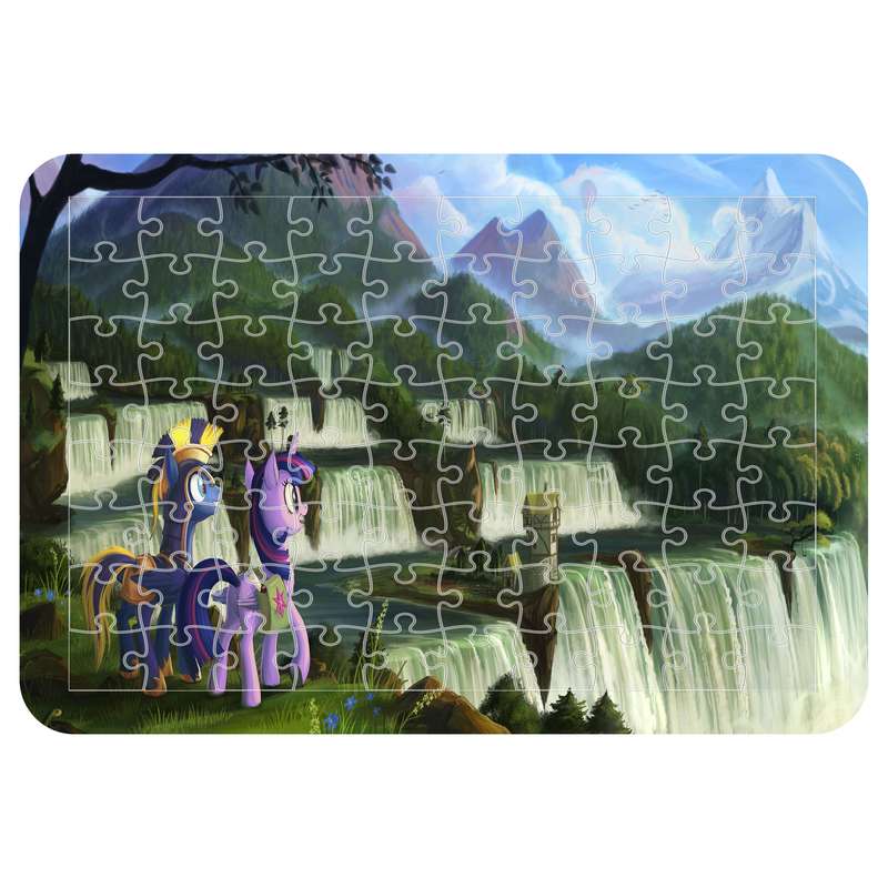 پازل 54 تکه اطلس آبی کارتون یونیکورن  مدل P1524