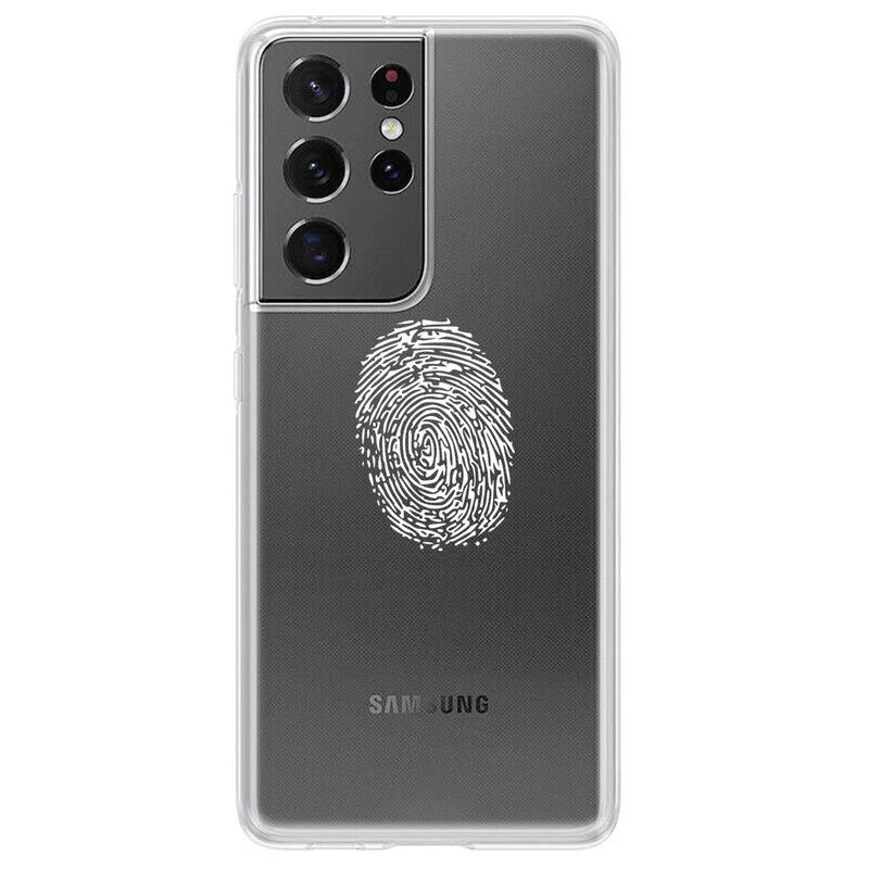 کاور مگافون طرح اثر انگشت مدل C62-W مناسب برای گوشی موبایل سامسونگ Galaxy S21 Ultra