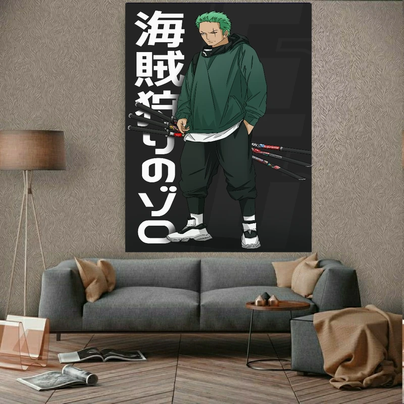 تابلو بوم طرح انیمه وان پیس One Piece مدل SDB265