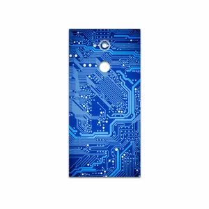MAHOOT Blue Printed Circuit Board Cover Sticker for Sony Xperia XA2 Ultra