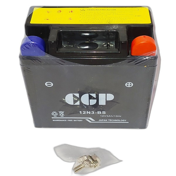 باتری موتورسیکلت سی جی پی مدل 12 V7 A مناسب برای  موتورسیکلت هوندا