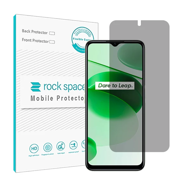 محافظ صفحه نمایش حریم شخصی راک اسپیس مدل HyPRV مناسب برای گوشی موبایل ریلمی C35