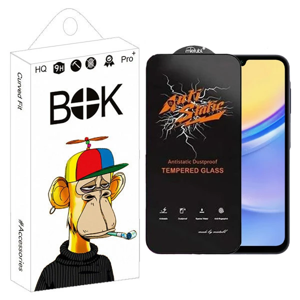 محافظ صفحه نمایش بوک مدل Antistatic Glavers مناسب برای گوشی موبایل سامسونگ galaxy A16 / A26