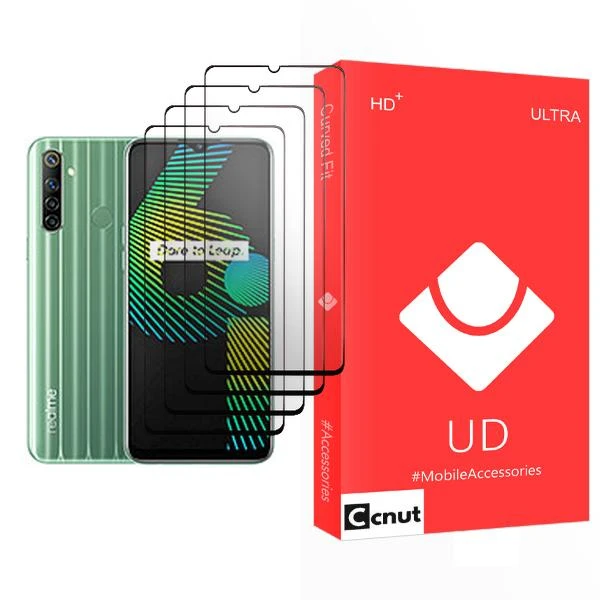 محافظ صفحه نمایش کوکونات مدل UD Ultra MIX004 مناسب برای گوشی موبایل ریلمی 6i بسته چهار عددی