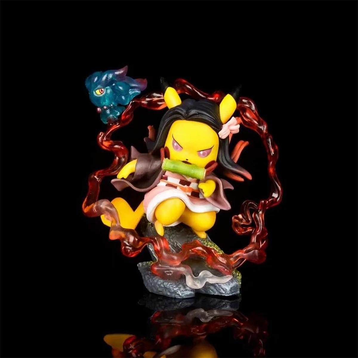 فیگور مدل پوکمون طرح Pokemon Kawaii Pikachu Gaara Demon Slayer