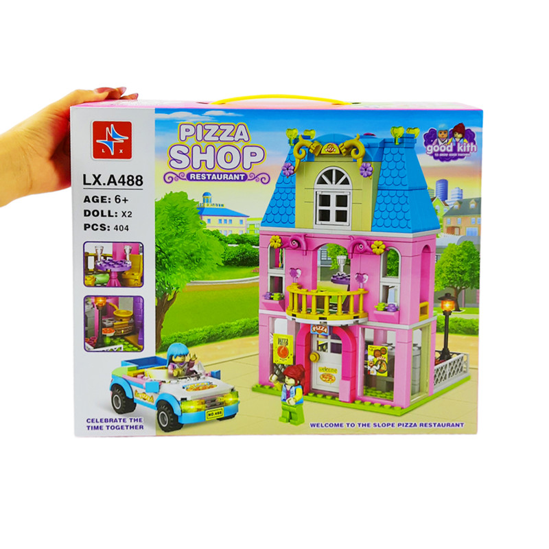 ساخنتنی 404 قطعه مدل فروشگاه پیتزا کد LX.A488