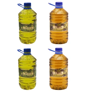 روغن زیتون بی بو کریستال طلایی و روغن زیتون فرابکر کریستال طلایی - 3000 میلی لیتر مجموعه 4 عددی