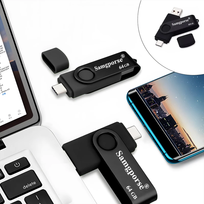 فلش مموری سمگپرس مدل OTG USB Type C ظرفیت 64 گیگابایت