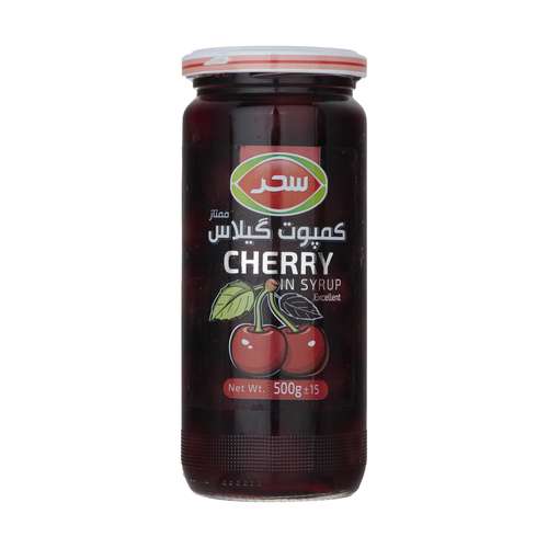 کمپوت گیلاس ممتاز سحر - 500 گرم 