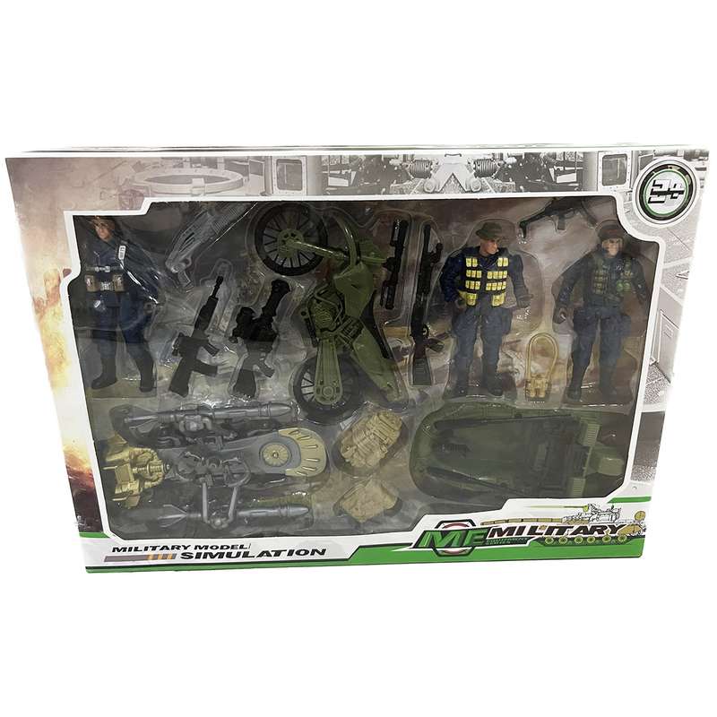 اسباب بازی جنگی مدل Military کد 1755 مجموعه 13 عددی