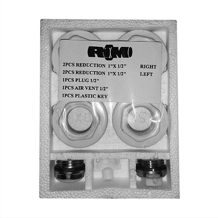 کیت اتصالات رادیاتور آر اِم مدل 7K مجموعه 7 عددی کیت اتصالات رادیاتور آر اِم مدل 7K مجموعه 7 عددی