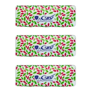 دستمال حوله ای دو لایه تکلان پاک طرح برگ بسته 3 عددی