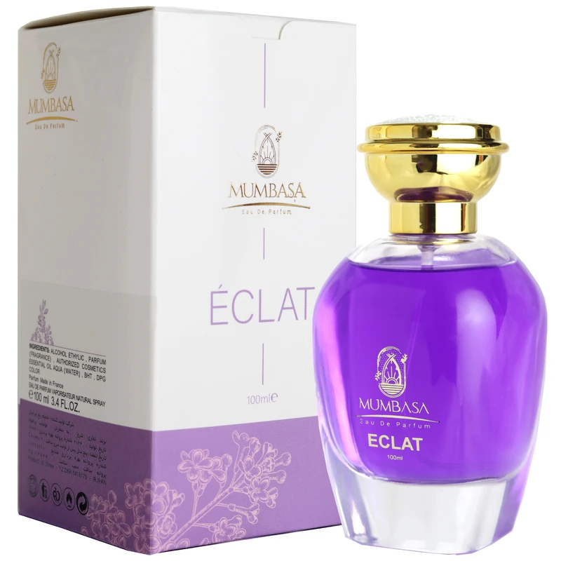 ادوپرفیوم زنانه مومباسا مدل اکلت بارایحه شیرین و خنک حجم 100 میلی‌لیتر