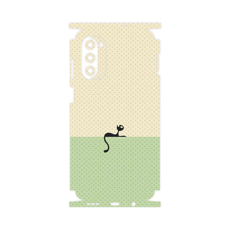 برچسب پوششی ماهوت مدل Minimal Internet Cat Icon-FullSkin مناسب برای گوشی موبایل موتورولا Moto G52