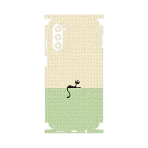 MAHOOT Minimal Internet Cat Icon-FullSkin Cover Sticker for Motorola Moto G52