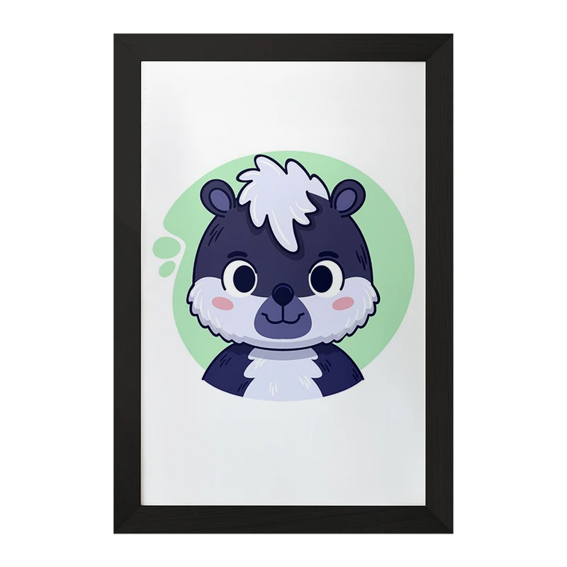 تابلو خندالو مدل راسو حیوانات بامزه کد 37147