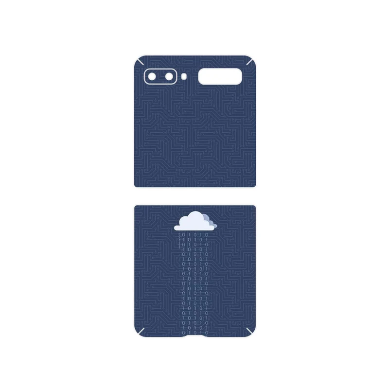 برچسب پوششی ماهوت مدل Minimal Data Cloud مناسب برای گوشی موبایل سامسونگ Galaxy Z Flip