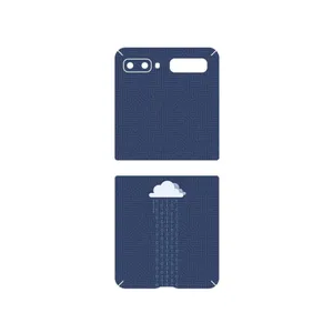 MAHOOT Minimal Data Cloud Cover Sticker for Samsung Galaxy Z Flip