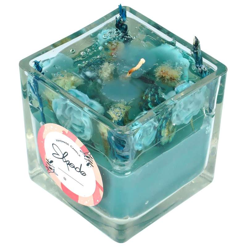 شمع دست ساز مدل الپادو Jungle ژله ای