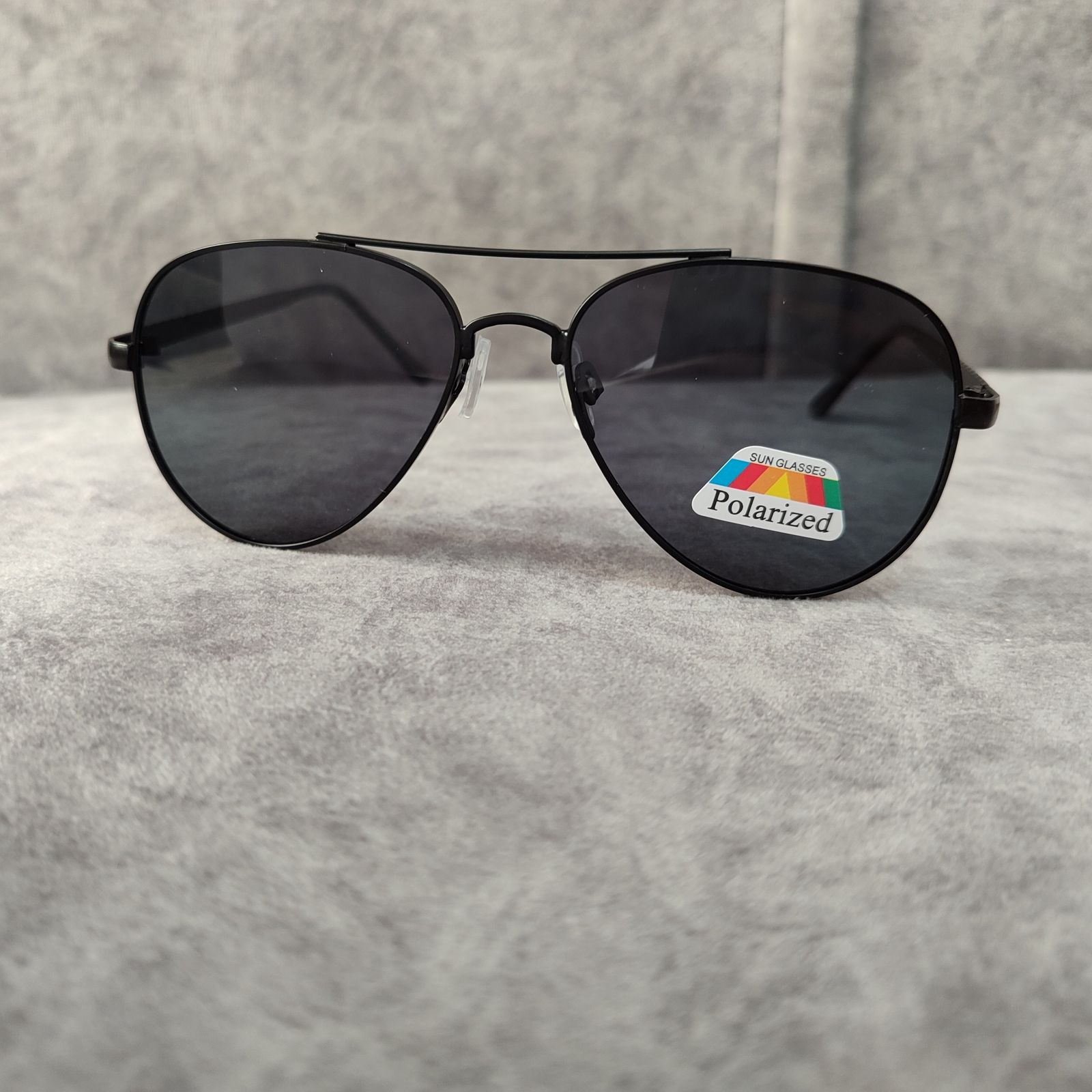 عینک آفتابی مدل خلبانی پلاریزه کد 0163 UV400  -  - 2