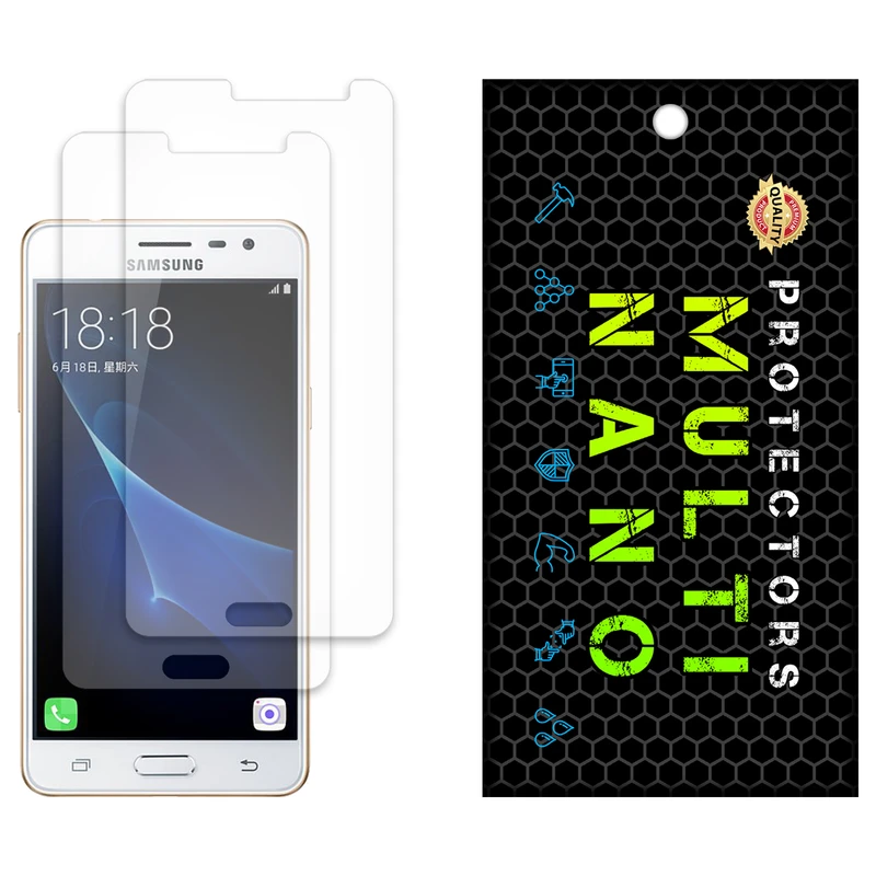 محافظ صفحه نمایش مات مولتی نانو مدل X-S2M مناسب برای گوشی موبایل سامسونگ Galaxy J3 Pro بسته دو عددی