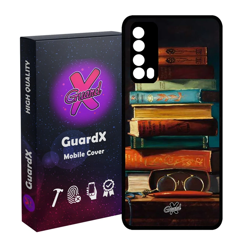 کاور گارد ایکس طرح کتاب مدل Glass10299 مناسب برای گوشی موبایل هوآوی Y7A / P Smart 2021