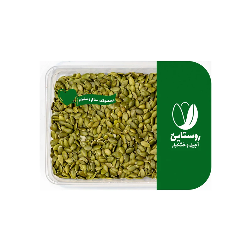 مغز تخمه کدو خام روستایی - 500 گرم