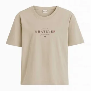 تی‌شرت اورسایز زنانه ایپلیک زی مدل فونت چاپ کد IP15.2