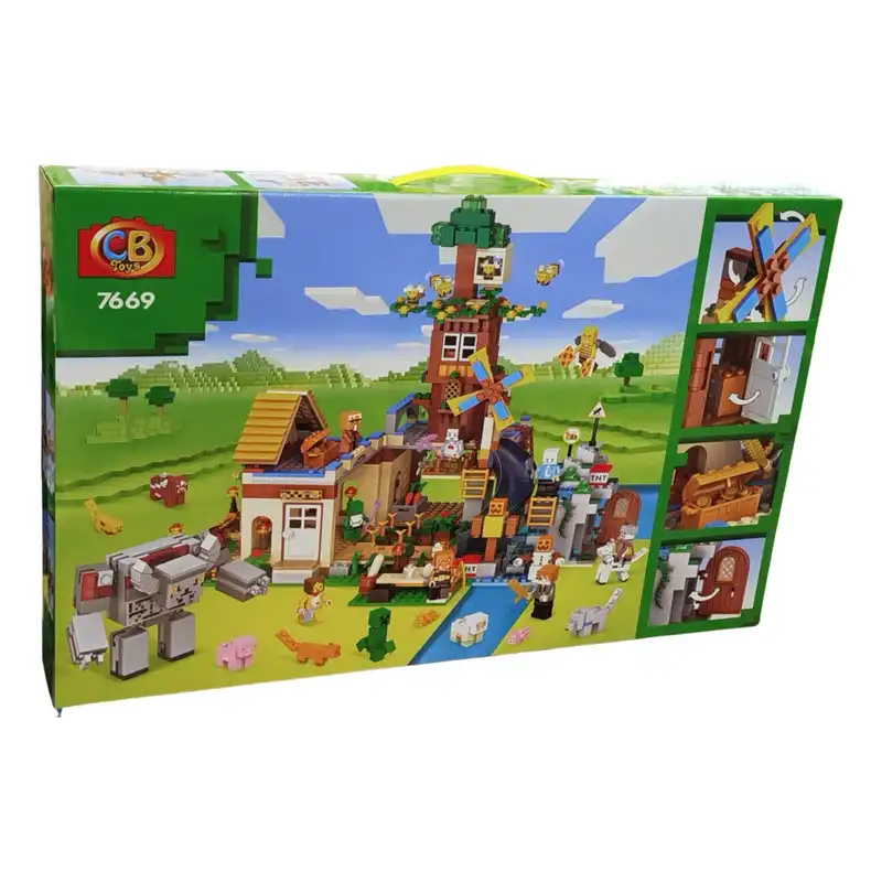 ساختنی مدل ماینکرافت طرح ویلیج و دریم کد 7669