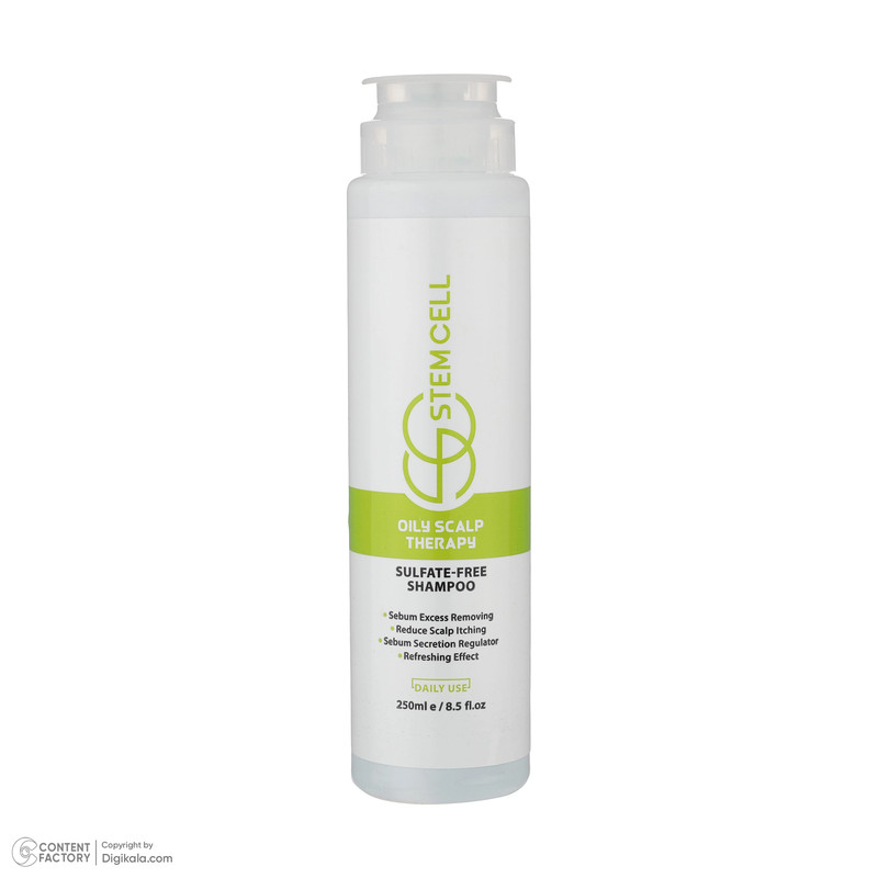 شامپو مو استم سل مدل Sulfate Free مناسب موهای چرب حجم 250 ميلی ليتر شامپو مو استم سل مدل Sulfate Free مناسب موهای چرب حجم 250 ميلی ليتر