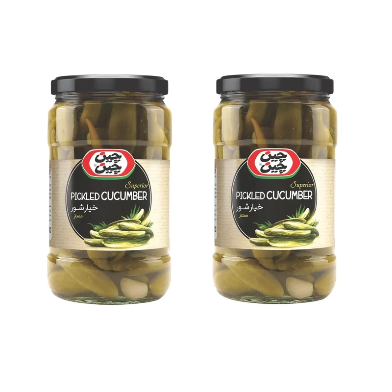 خیارشور ممتاز چین چین - 670 گرم مجموعه 2 عددی