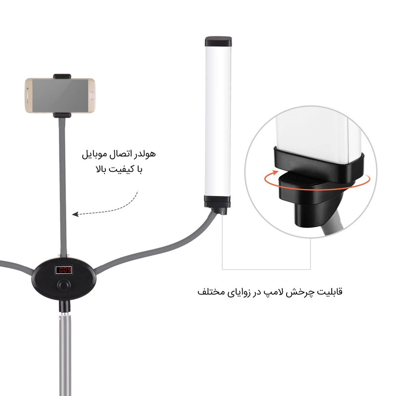 نور ثابت ال ای دی ایدابلو مدل FX-480II 2